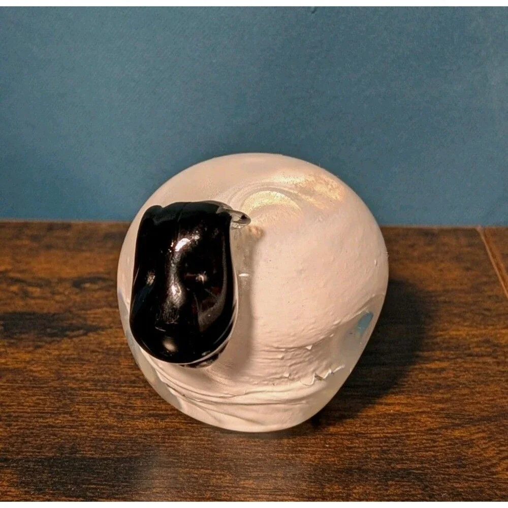 Kerry Glass Sheep Paperweight Lamb Sheep Animal Office Desk Shelf Decor Ireland